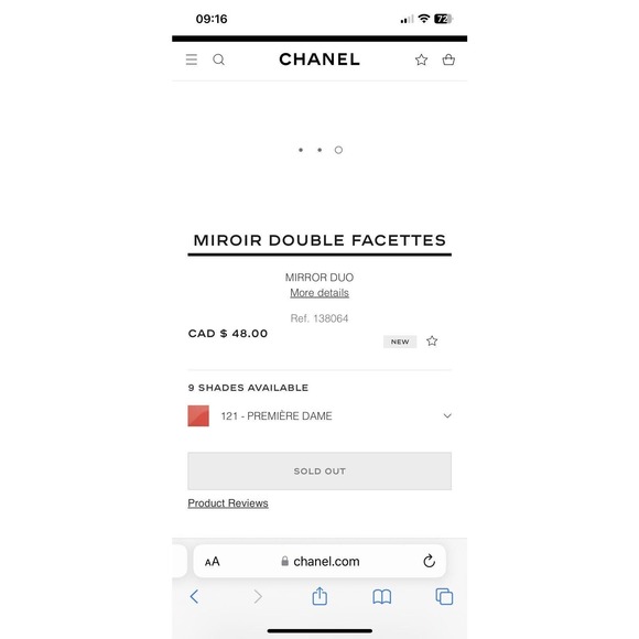 Chanel Makeup Brush Set Mirror 121 premiere Dame foundation powder eyeshadow - Picture 9 of 10